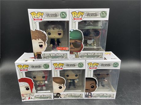 5 TRADING PLACES FUNKO POPS
