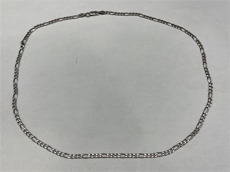 925 STERLING SILVER ITALY LINK NECKLACE (22”)