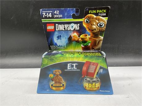 SEALED LEGO DIMENSIONS E.T. FUN PACK 71258