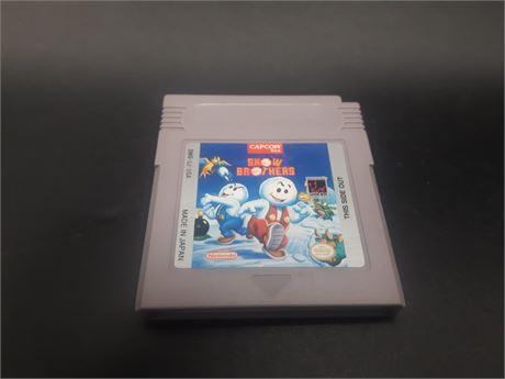 SNOW BROTHERS (AUTHENTIC) - EXCELLENT CONDITION - GAMEBOY