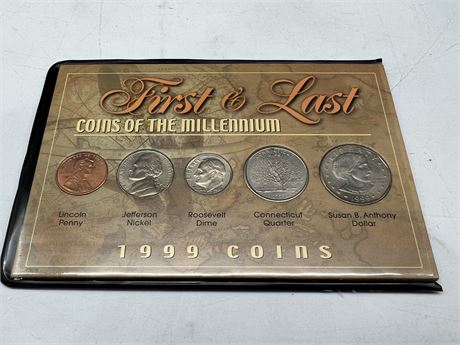 FIRST & LAST COINS OF THE MILLENNIUM SET