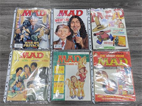6 MAD COMICS - 1977 TO DATE - OBAMA