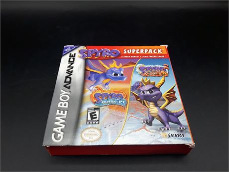 SPYRO SUPERPACK - VERY GOOD CONDITION - GBA