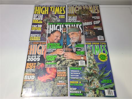 5 HIGH TIMES MAGS