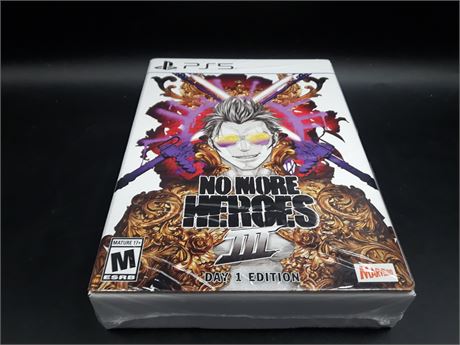 SEALED - NO MORE HEROES 3 DAY ONE EDITION - PS5