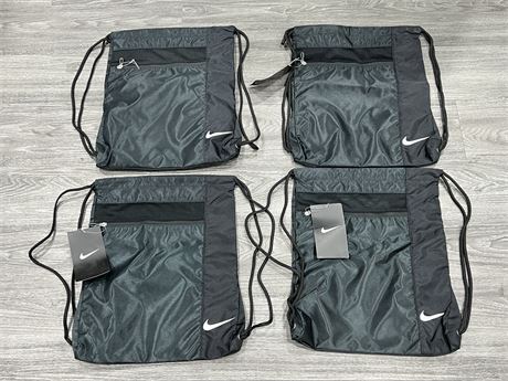 4 NEW NIKE STRING BAGS