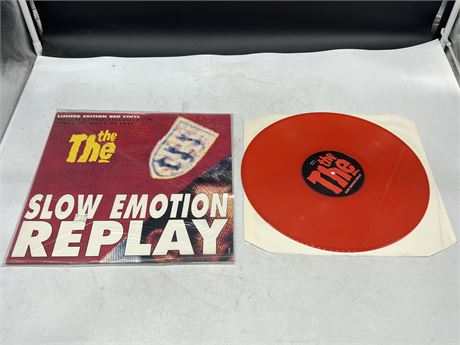 THE THE - SLOW EMOTION REPLAY RED VINYL - NEAR MINT (NM)
