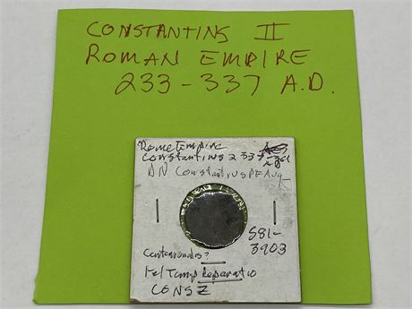 CONSTANTINS 2 ROMAN EMPIRE 233-337 A.D