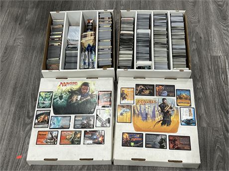 2 BOXES OF MISC MAGIC THE GATHERING CARDS