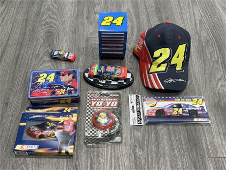 LOT OF JEFF GORDON COLLECTABLES
