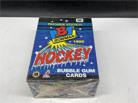 SEALED 1990 BOWMAN BUBBLE GUM CARD WAX BOX