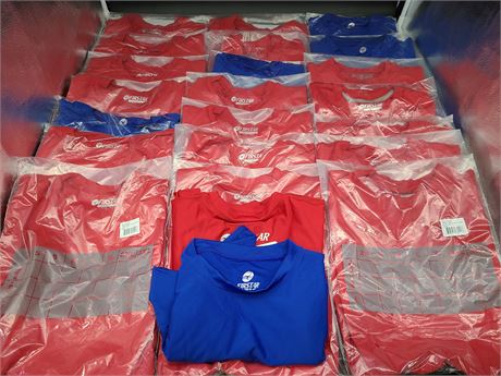 23 MISC. SIZED FIRSTSTAR DRY FIT TOPS