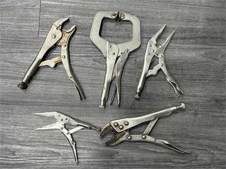 5 VICE GRIPS