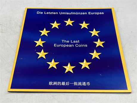 LAST EUROPEAN COINS SET