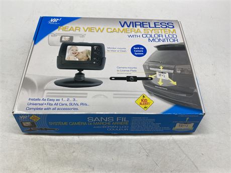 VR3 WIRELESS REAR VIEW CAMERA SYSTEM