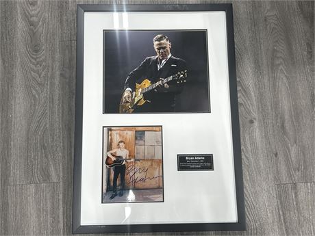 FRAMED BRYAN ADAMS PICTURES/PRINTS - 21.5” X 31.5”
