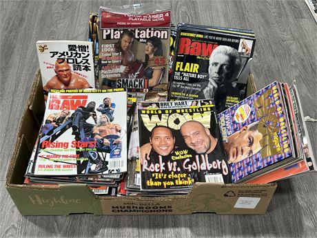 COLLECTION OF WRESTLING MAGS