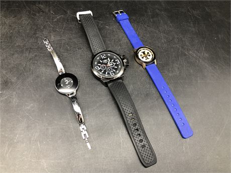 3 REPRODUCTION DESIGNER WATCHES