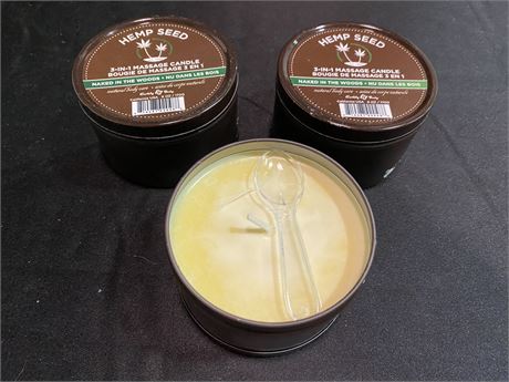 3 NEW 3 IN 1 MASSAGE CANDLES