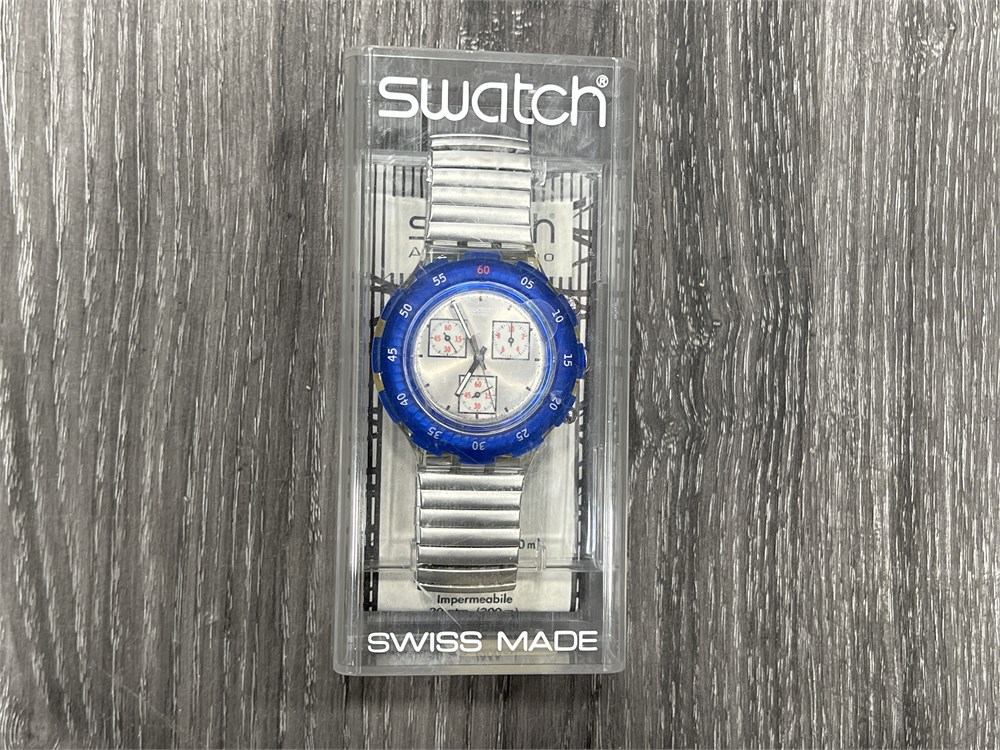 Urban Auctions - SWATCH AQUA CHRONO 1995 - WORKING (NEW BATTERY)