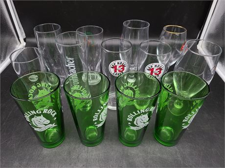 COLLECTABLE BEER GLASSES