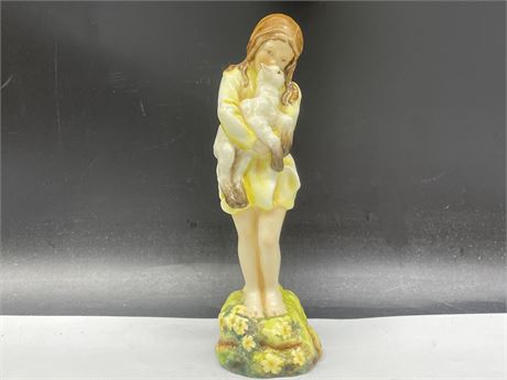 F.G.DOUGHTY ROYAL WORCESTER 3012 SPRING FIGURE  9”
