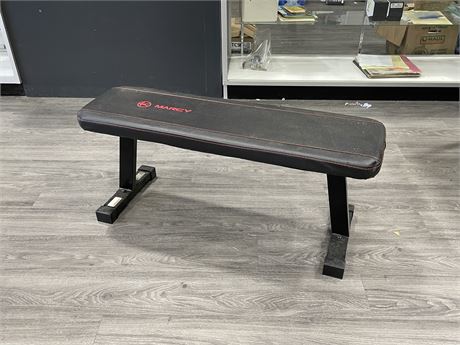 MARCY WORKOUT BENCH - 41” X 12” X 17.5”