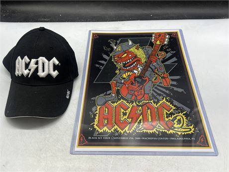 AC/DC POSTER & HAT