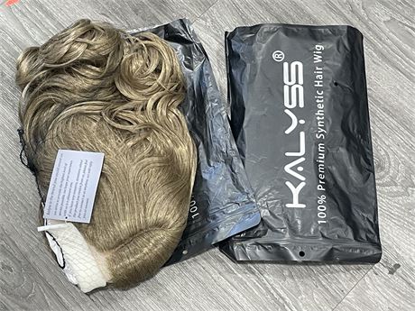 2 NEW KALYSS 100% PREMIUM SYNTHETIC HAIR WIGS