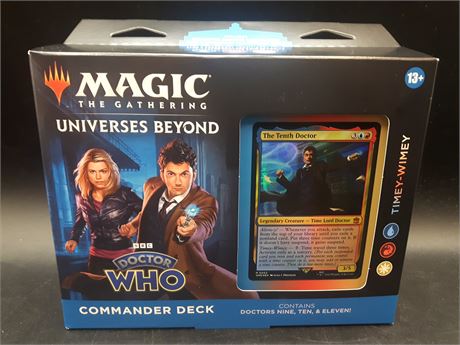 SEALED - MAGIC THE GATHERING DR. WHO - DOCTORS 8,9 & 10 - COMMANDER DECK