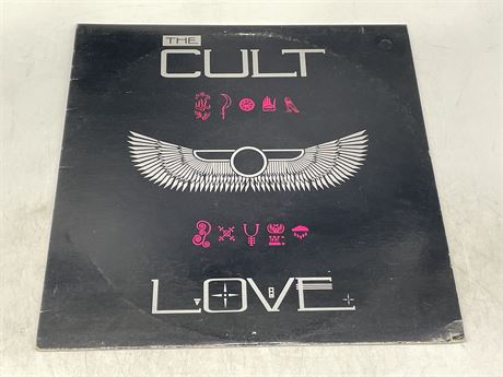 THE CULT - LOVE - EXCELLENT (E)