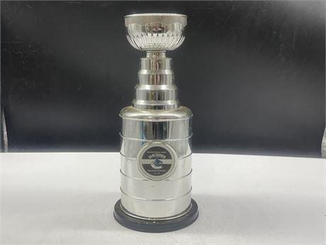 VANCOUVER CANUCKS NHL STANLEY CUP BANK 14”