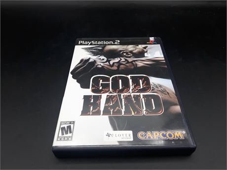 RARE - GOD HAND - CIB - VERY GOOD CONDITION - PS2