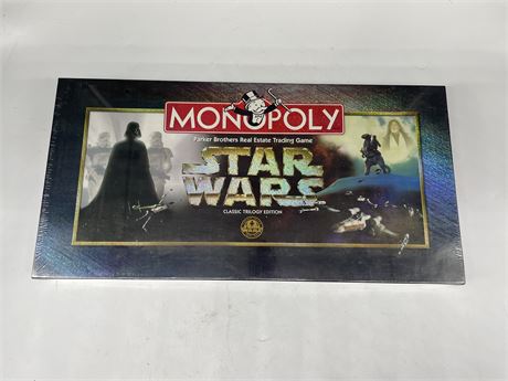 MONOPOLY SEALED STAR WARS CLASSIC TRILOGY EDITION