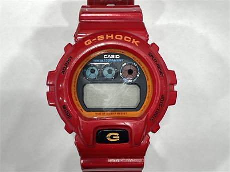 CASIO G-SHOCK RED WATCH DW-6900