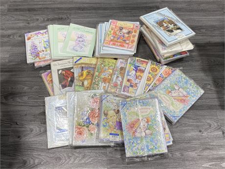 LOT OF NEW LARGE GREETING CARDS