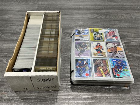 LOT OF 1990s NHL CARDS - INCLUDES MANY ROOKIES