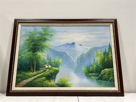 ORIGINAL OIL PAINTING ON CANVAS - 40”x29”