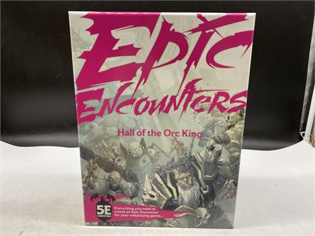 EPIC ENCOUNTERS - HALL OF THE ORK KING TTRPG - 5E COMPATIBLE