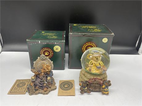 2 BOYDS BEARS COLLECTABLES W/ ORIGINAL BOXES
