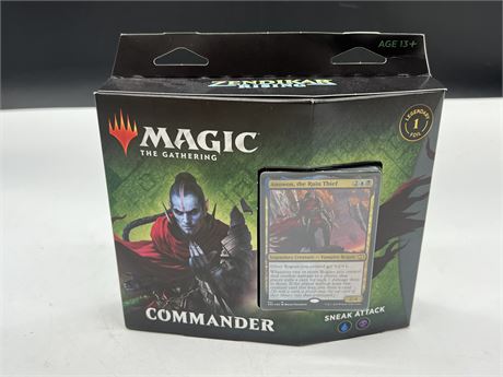 (NEW) MAGIC THE GATHERING SNEAK ATTACK COMMANDER DECK BOX