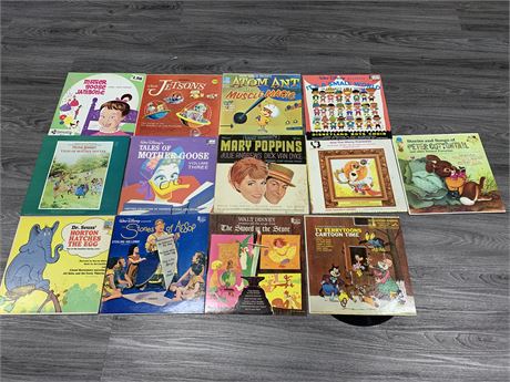 CHILDREN’s RECORDS (most are scratched)