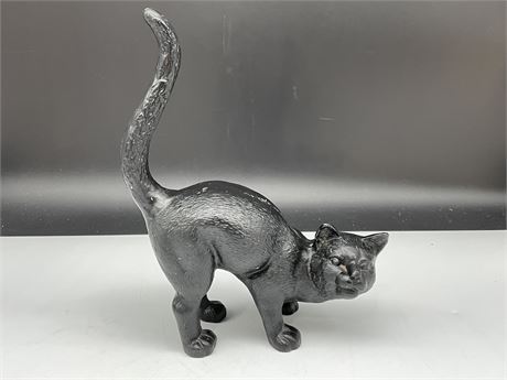 CAST IRON BLACK CAT (11.5”)