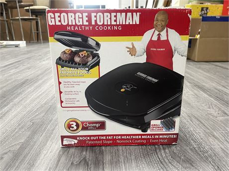 GEORGE FORMAN GRILL (NEVER USED)