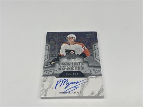 EXQUISITE ROOKIES PHILIPPE MYERS #155/199 AUTO CARD
