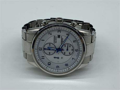 CITIZEN ECO DRIVE LIKE NEW CHRONOGRAPH WATCH