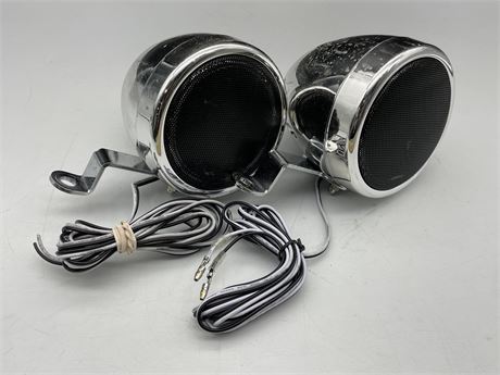 2 BULLET STYLE WAKEBOARD TOWER SPEAKER CANS, PODS - WORKING (5” TALL)