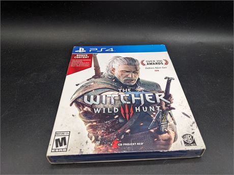 SEALED - WITCHER 3 WILD HUNT - PS4
