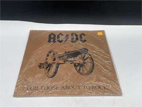 SEALED OLD STOCK - AC/DC - FOR THOSE ABOUT TO ROCK
