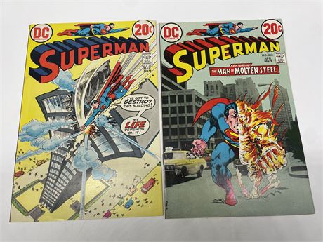SUPERMAN #262-263